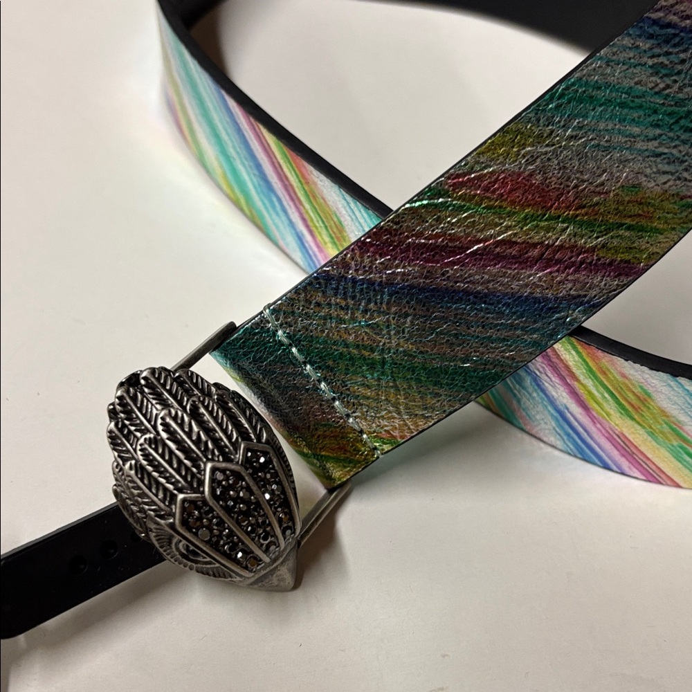 Kurt Geiger Eagle Rainbow Belt
